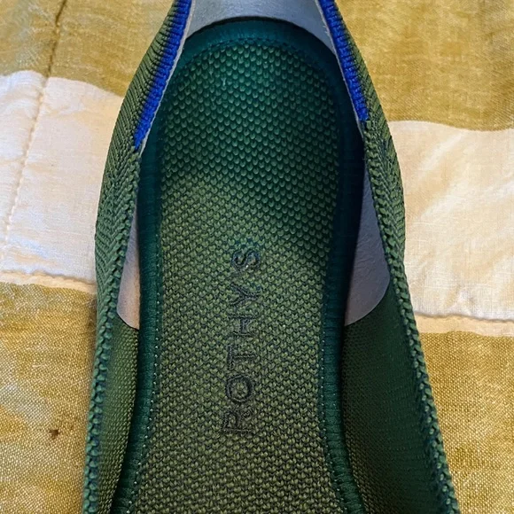 Rothy's Forest Green Knit Flats - Picture 2 of 4